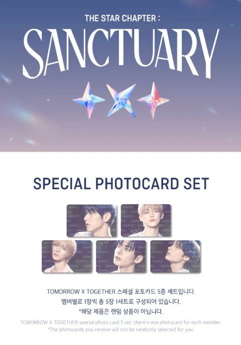 TXT - SPECIAL PHOTOCARD SET (THE STAR CHAPTER: SANCTUARY) - Image 2