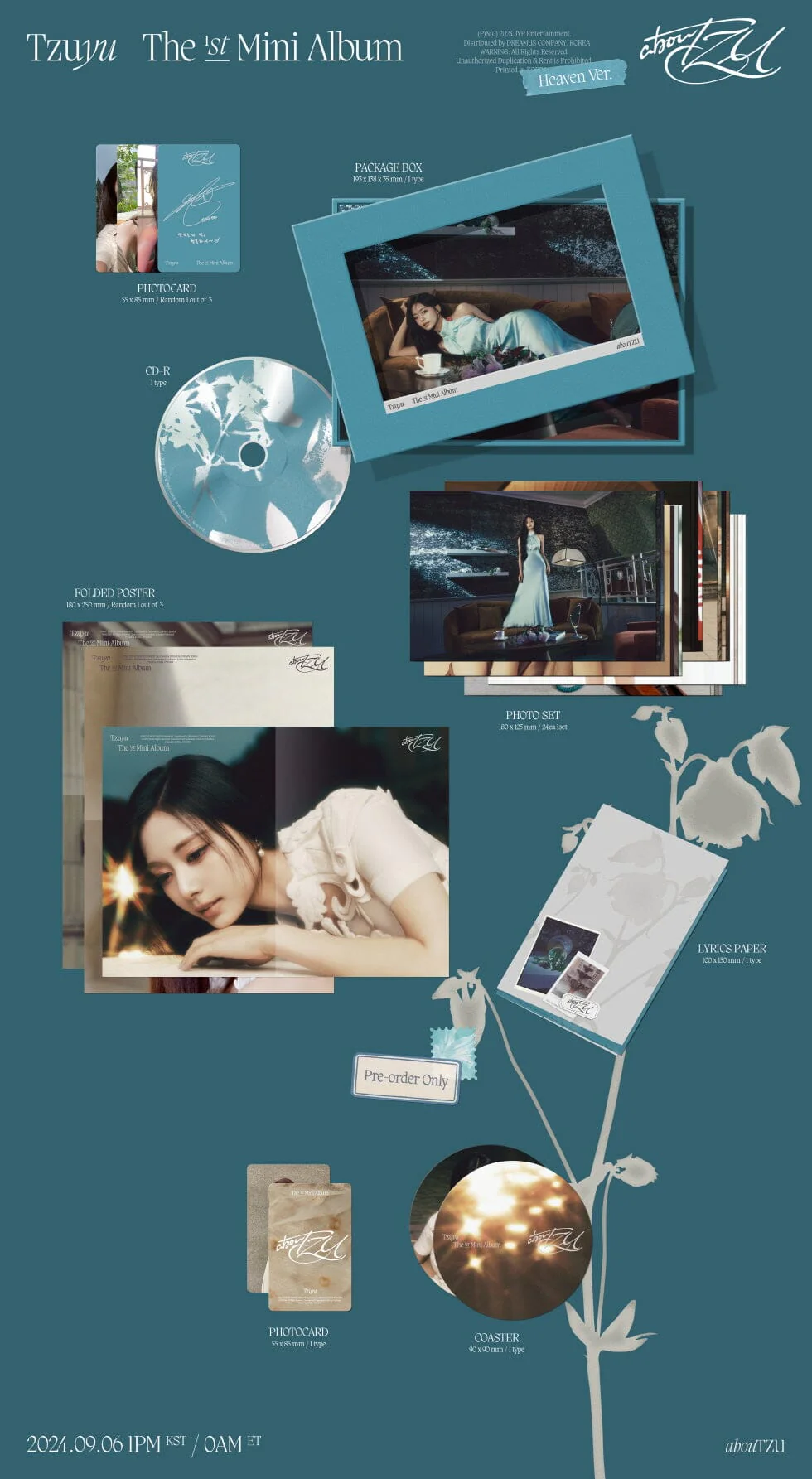 TZUYU (TWICE) - ABOUTZU (THE 1ST MINI ALBUM) HEAVEN VER. - Image 2