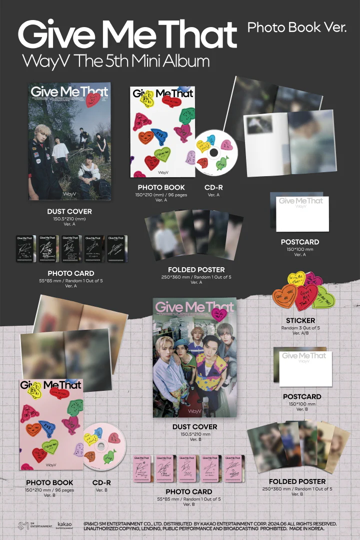 WAYV - GIVE ME THAT (5TH MINI ALBUM) PHOTOBOOK VER. - Image 2