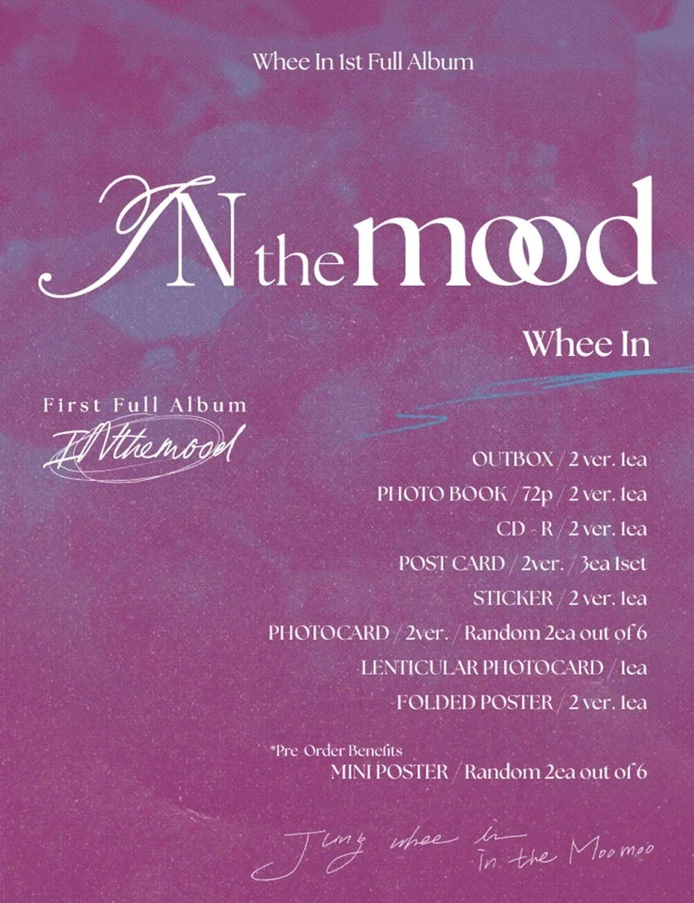 WHEE IN - IN THE MOOD (1ST FULL ALBUM) PHOTOBOOK VER. - Image 3
