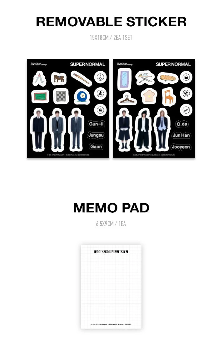 XDINARY HEROES - 2026 SEASON'S GREETINGS (SUPER NORMAL) + Special Photocard Set - Image 7
