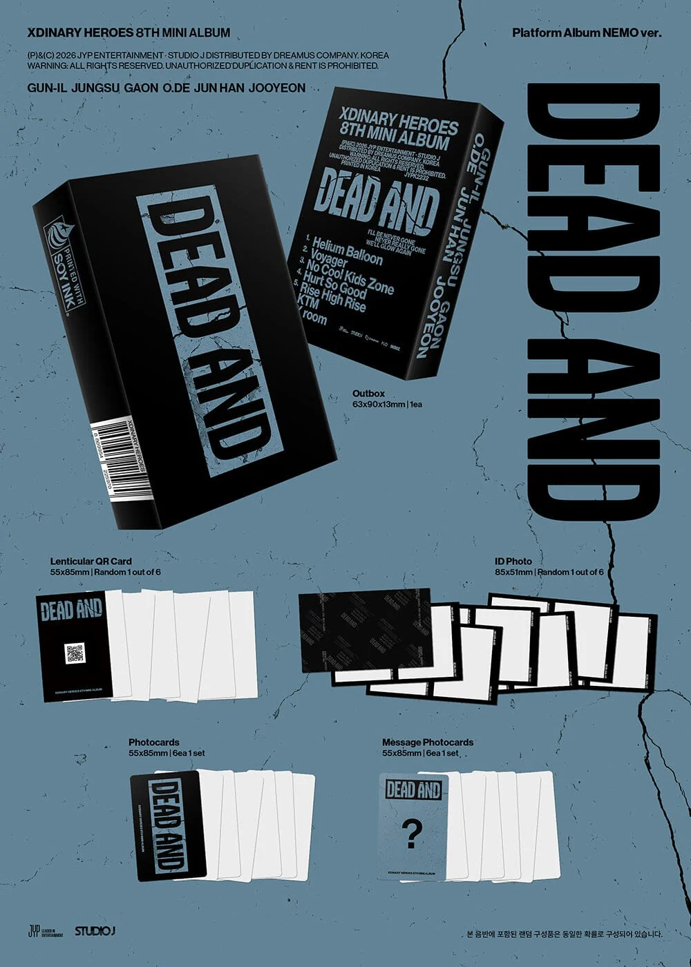 XDINARY HEROES - DEAD AND (PLATFORM ALBUM NEMO VER.) - Image 2