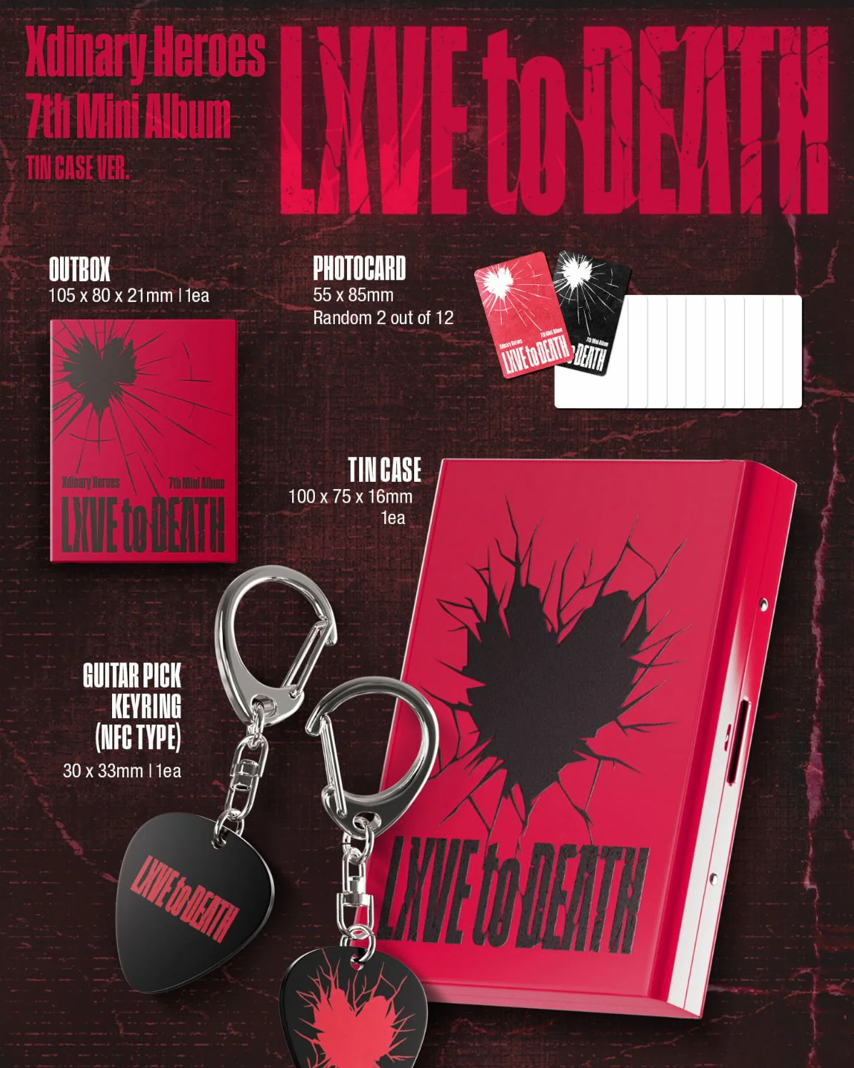 XDINARY HEROES - LXVE TO DEATH (TIN CASE VER.) - Image 2