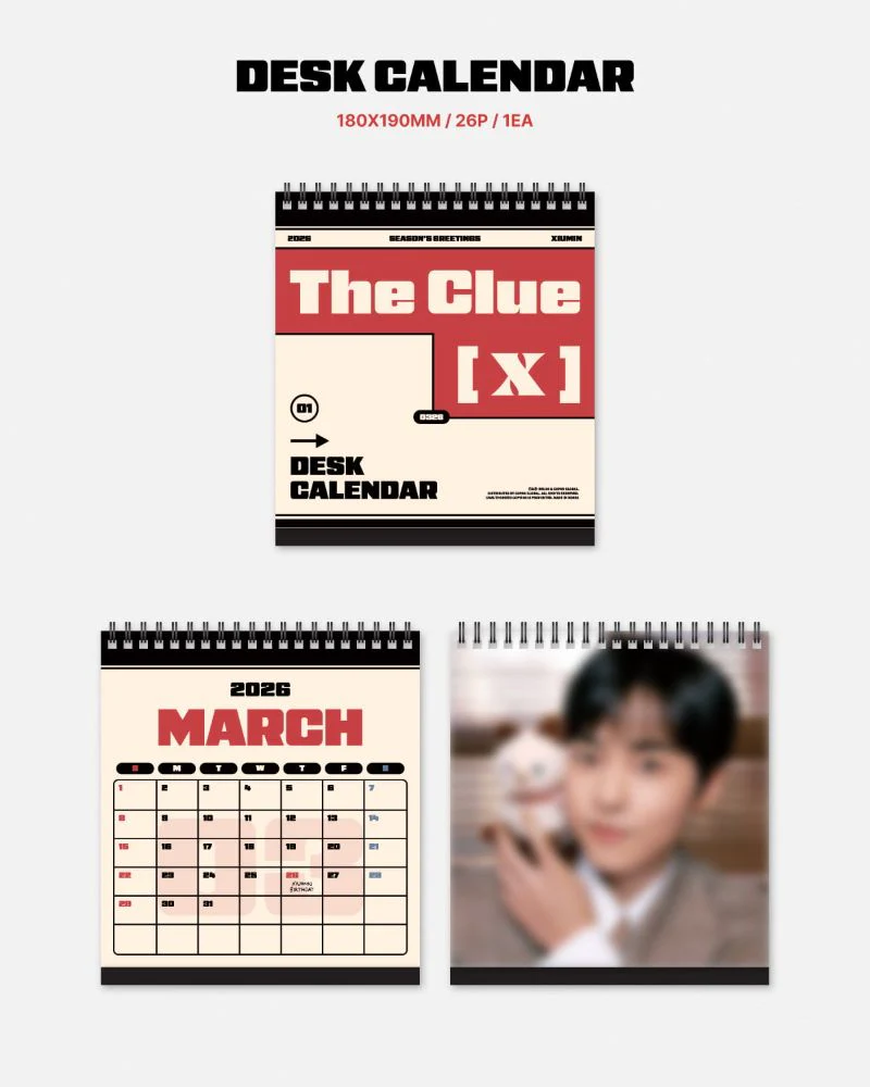 XIUMIN (EXO) - 2026 SEASON'S GREETINGS (THE CLUE [X]) + Extra Photocard - Image 5