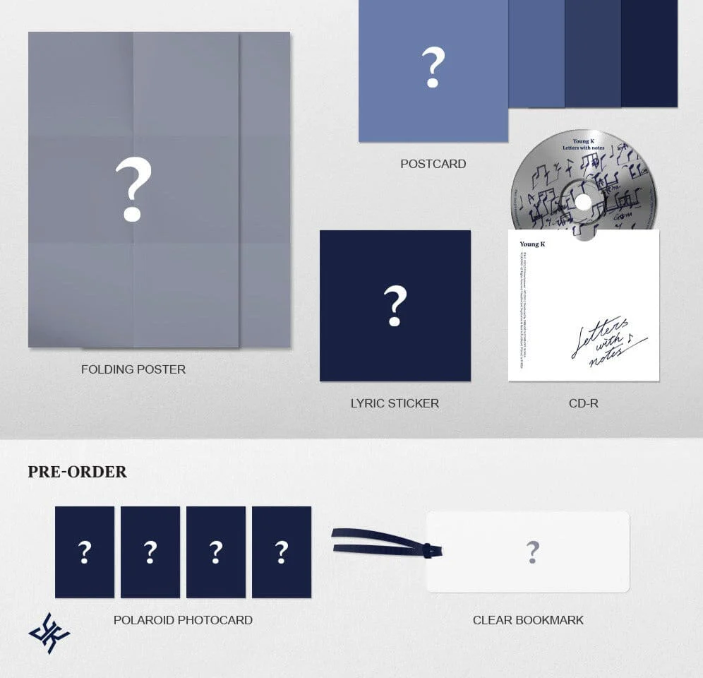Young K (DAY6) - Letters with notes (Digipack Ver.) - Image 3