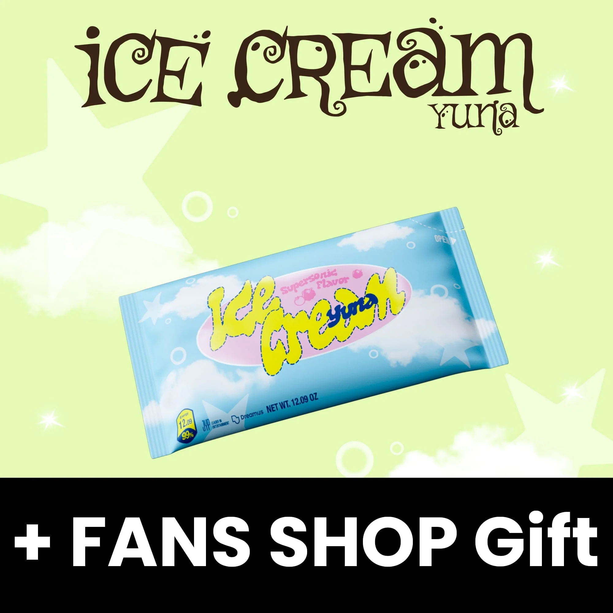 YUNA (ITZY) - ICE CREAM (ICE CREAM VER.) + FANS SHOP Gift