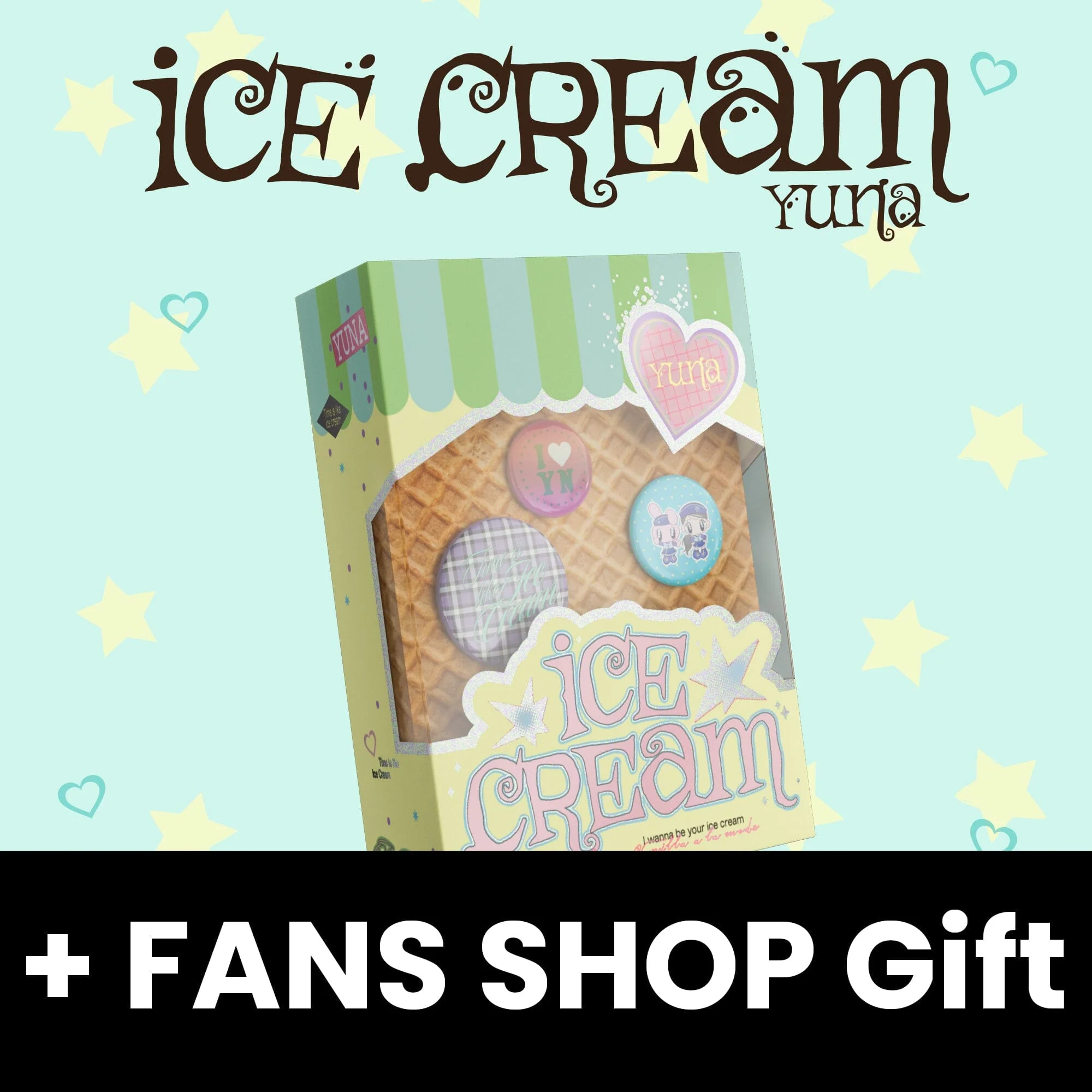 YUNA (ITZY) - ICE CREAM (MINI BAG VER.) + FANS SHOP Gift
