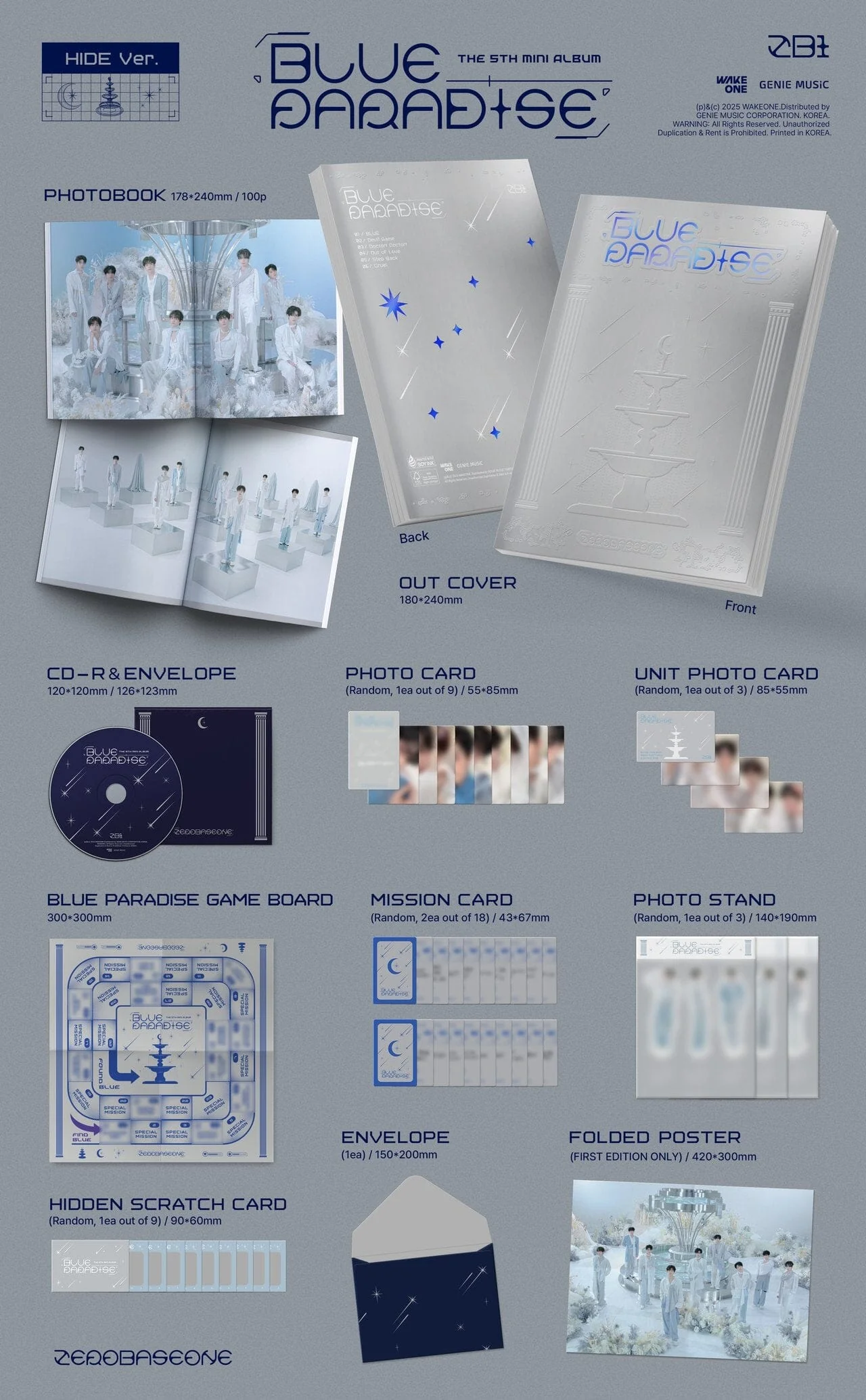 ZB1 - BLUE PARADISE (PHOTOBOOK VER.) - Image 2