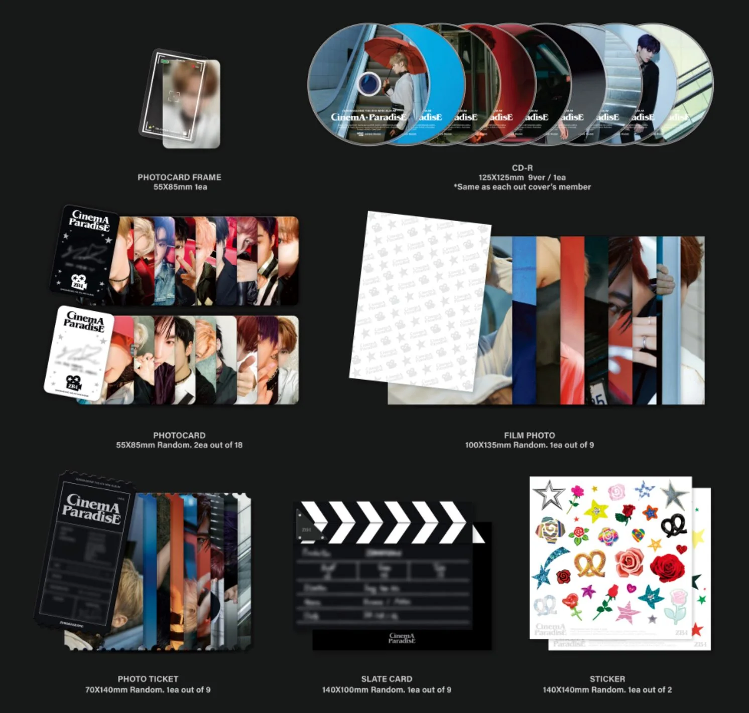 ZB1 - CINEMA PARADISE (THE 4TH MINI ALBUM) DIGIPACK VER. - Image 3