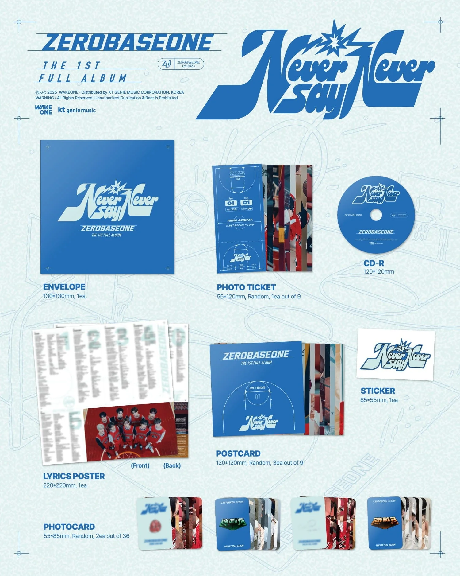 ZB1 - NEVER SAY NEVER (SLAM DUNK VER.) - Image 2