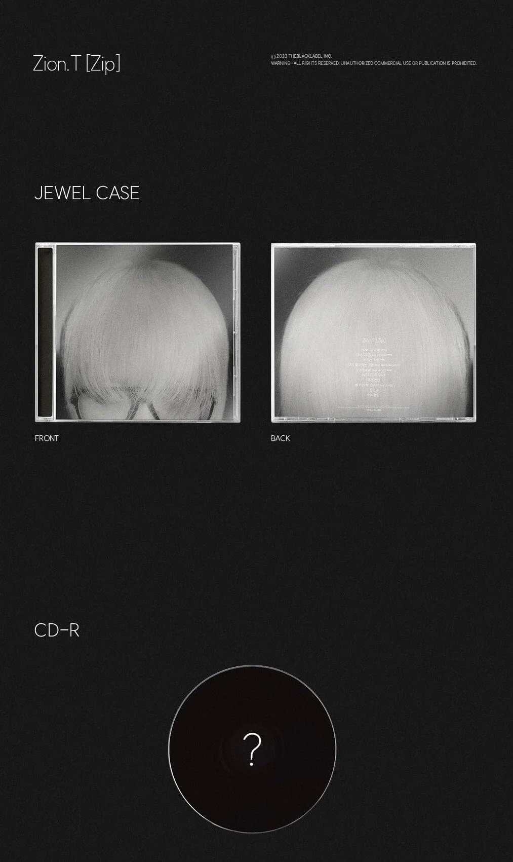 ZION.T - ZIP (THE 3RD ALBUM) - Image 2